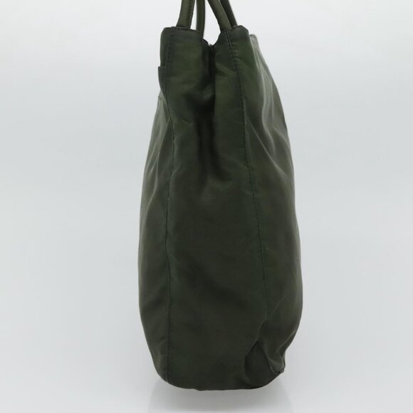 PRADA Tote Bag Nylon Green Auth - Picture 5 of 16